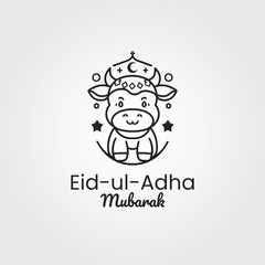 eid ul adha mubarak  vector graphics tshirt logo design social media post