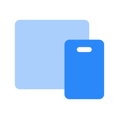 phone with blank label