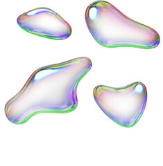 Realistic bubbles set