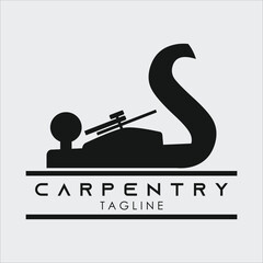 carpentry logo vector illustration design - obrazy, fototapety, plakaty