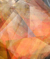 red and yellow and black background with textured transparent squares in random layers