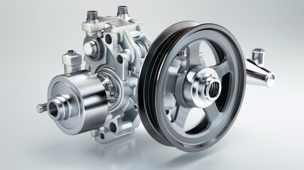 A precision-engineered power steering pump, with variable assist and smooth operation, making maneuvering effortless