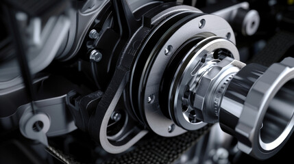 A precision-engineered power steering pump, with variable assist and smooth operation, making maneuvering effortless