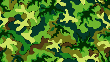 Military camouflage pattern vector illustration