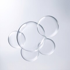 bubble abstract background, for science, beauty cosmetic,pharmaceutical generative ai art