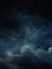 Fototapeta na wymiar a high resolution gray night sky texture 