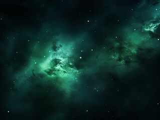 Fototapeta na wymiar a high resolution green night sky texture