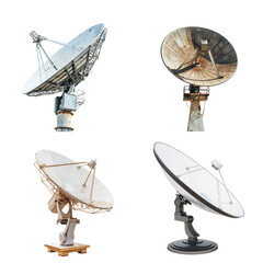 satellite dish on a white background