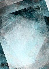 grey and green color background with textured transparent squares in random layers