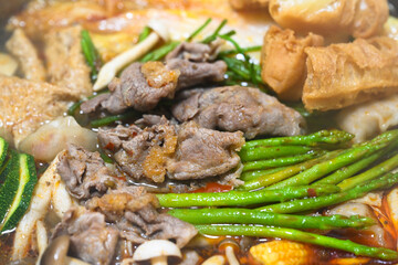 Delicious Taiwanese Beef Brush Hot Pot