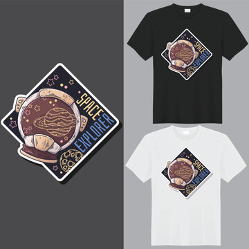 SPACE T-shirt  creative design using adobe illustrator and your best choice...