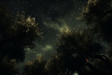 Fototapeta na wymiar a high resolution olive night sky texture
