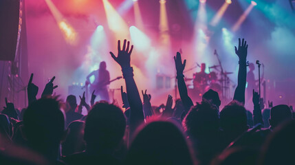 A photo of a charity concert or music festival where attendees enjoy live performances while supporting a good cause live and enjoy, create and create