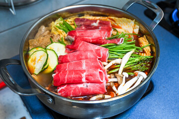 Delicious Taiwanese Beef Brush Hot Pot