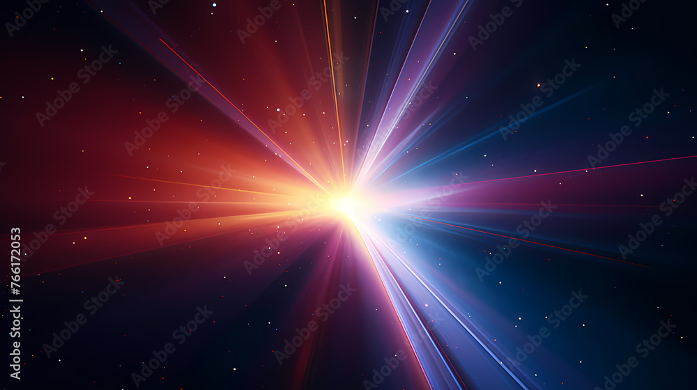 Poster abstract background with colorful glow