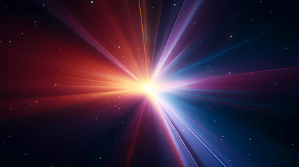 Naklejka premium Abstract background with colorful glow