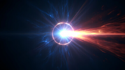 Abstract background with colorful glow