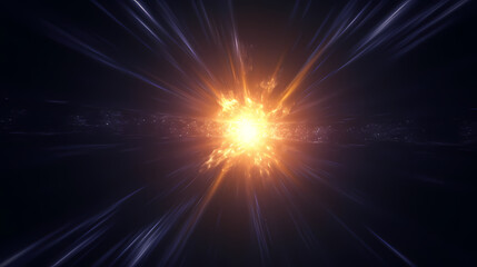 Abstract background with colorful glow