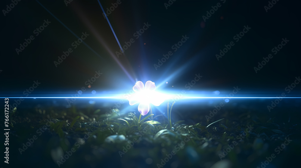 Poster abstract background with colorful glow