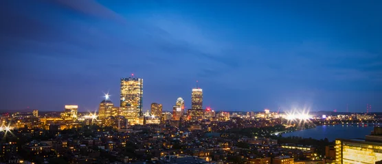 Gordijnen The skyline of Boston in Massachusetts, USA © Farid