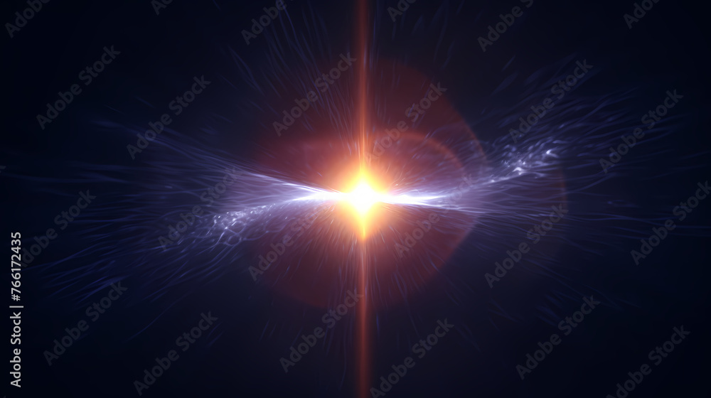 Poster abstract background with colorful glow
