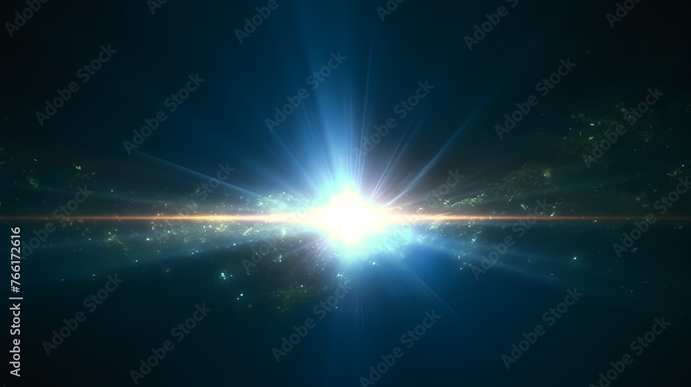 Poster abstract background with colorful glow