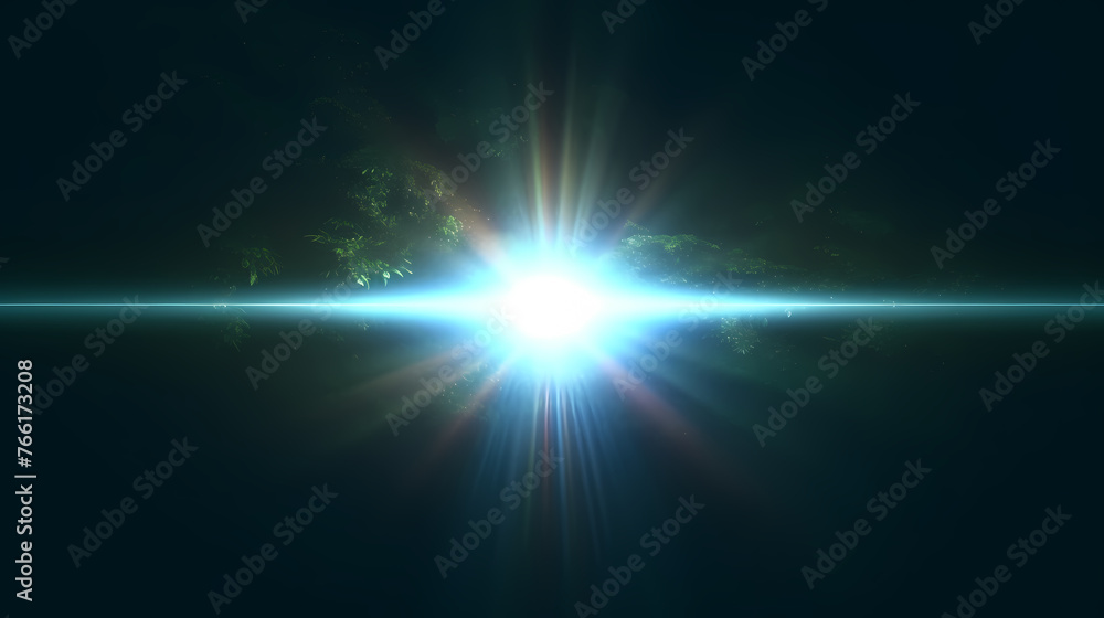 Poster abstract background with colorful glow