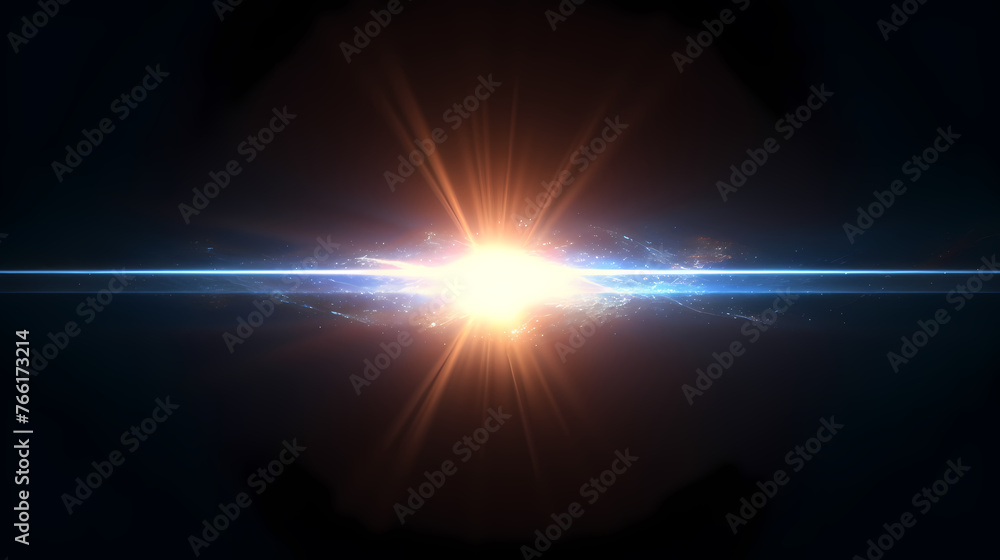 Poster abstract background with colorful glow