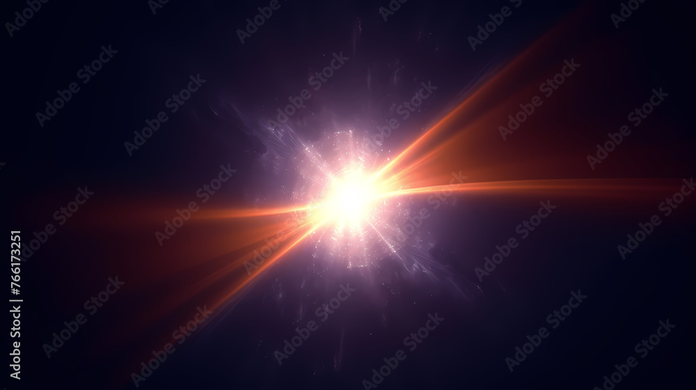 Poster abstract background with colorful glow