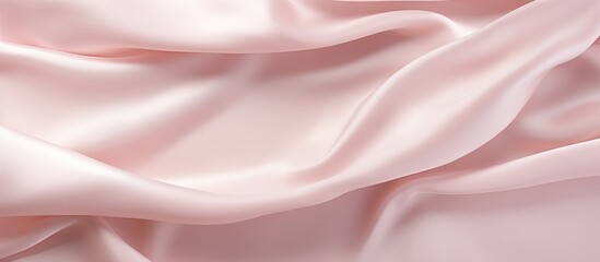 Close up of a luxurious pink silk fabric, showcasing its incredibly soft and smooth texture, perfect for elegant designs and fashion projects
