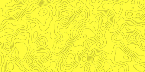 Yellow curved reliefs.lines vector shiny hair clean modern map of.round strokes.topographic contours,high quality.land vector.topography vector strokes on.

