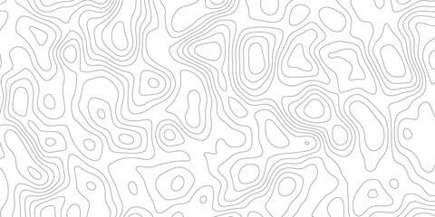 White round strokes map of,curved reliefs topography strokes on terrain texture map background.topography vector desktop wallpaper.land vector terrain path.

