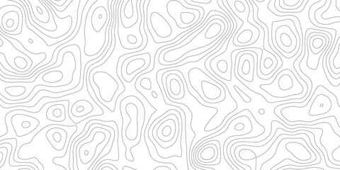White geography scheme map background.topographic contours curved lines,land vector.clean modern map of terrain path soft lines topography vector.topography.
 - obrazy, fototapety, plakaty