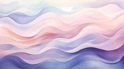 Gradient colorful abstract wallpaper with multicolored wavy surface