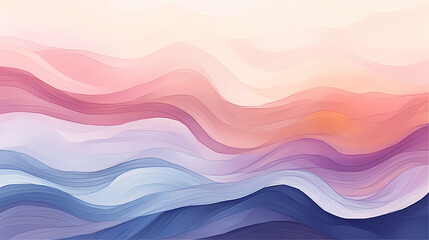 Gradient colorful abstract wallpaper with multicolored wavy surface