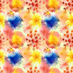 Fototapeta na wymiar Seamless Shibori pattern, tie dye allover, textile, Shibori allover, dye pattern, watercolour pattern,design Abstract Print