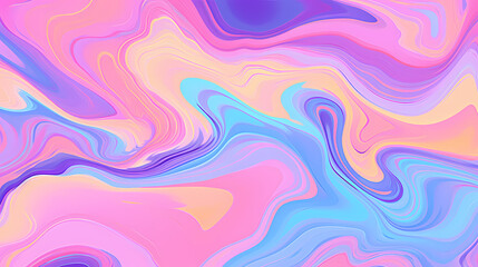 Vibrant retro abstract wavy background
