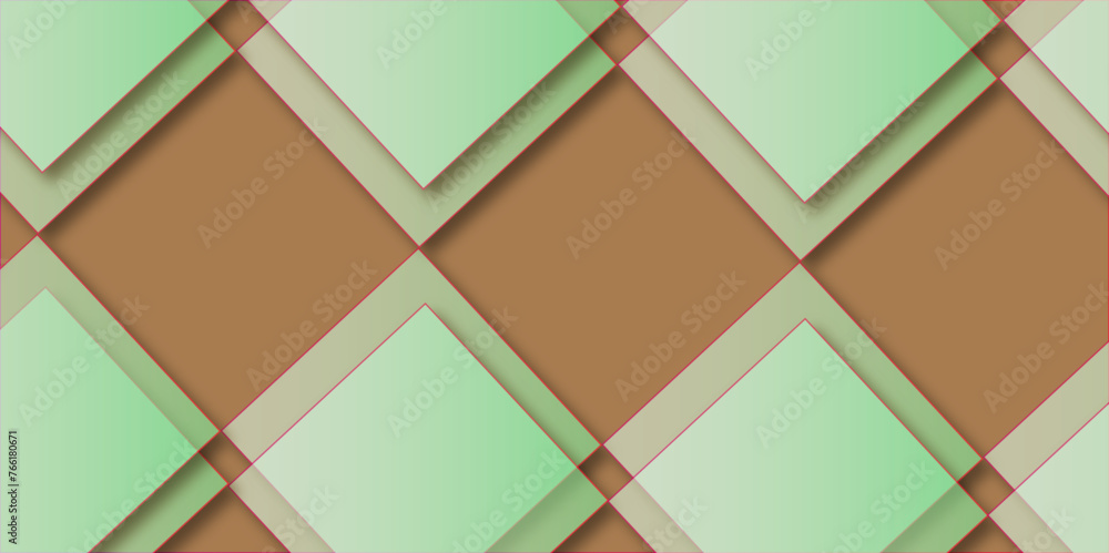 Poster pattern of yellow mosaic tiles wall background. a pattern of diagonally arranged square tiles in var