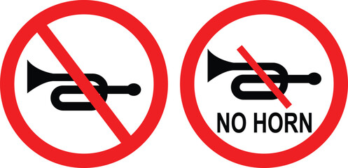 No horn sign vector design