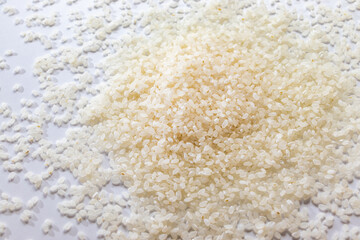 たくさんの白い米粒