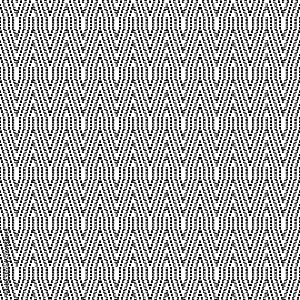 Poster seamless pattern of geometric shapes. monochrome vector background.