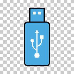 USB icon technology, connect device sign, electronic portable symbol ,vector illustration media