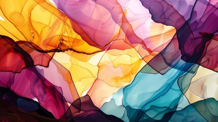 Alcohol Ink Abstract Background Wallpaper Texture Colorful