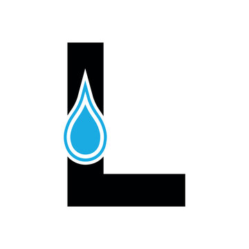 recommend clip art: Hydro Logo combine with letter L vector template