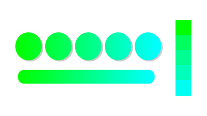 Abstract gradient background with green and blue color palette. Abstract illustration with gradient blur design. Blurred colored abstract background. Colorful gradient. Vector illustration