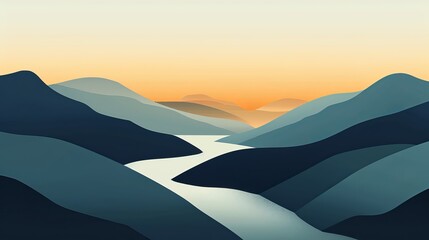 Minimalist graphic background