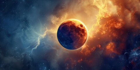Obraz na płótnie Canvas The Solar Eclipse