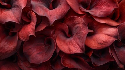  a close up of a bunch of red flowers on a bed of red petals on a bed of red petals on a bed of red petals on a bed of red petals. - obrazy, fototapety, plakaty