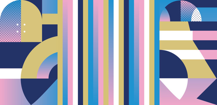 Summer Sports Games Event in Paris abstract geometric elements trendy pattern Sale gift card background winner competition congratulations flat modern 2024 design champion award travel banner