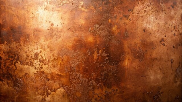 Rusty tarnished copper metal texture background